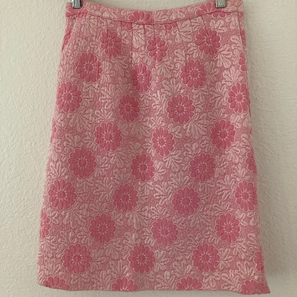 Perfect Pink Vintage Floral Skirt